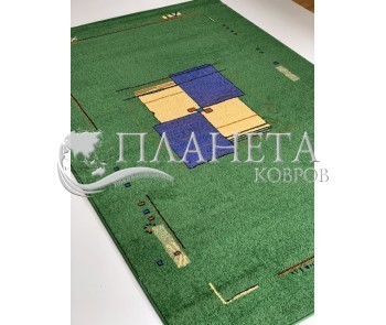 Синтетический ковер FRISE F0657A GREEN - высокое качество по лучшей цене в Украине