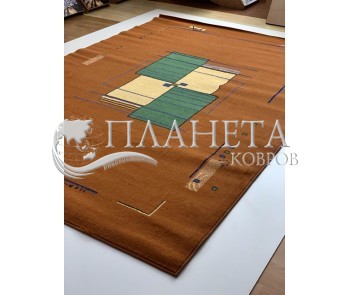 Synthetic carpet FRISE F0657A ORANGE - high quality at the best price in Ukraine
