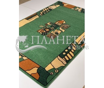 Synthetic carpet FRISE F3040A GREEN - high quality at the best price in Ukraine