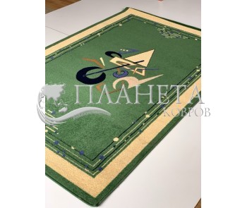 Synthetic carpet FRISE F3043A GREEN - high quality at the best price in Ukraine