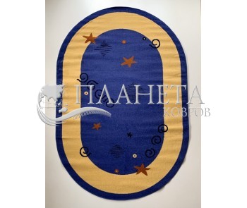 Синтетический ковер FRISE F3106A BLUE - высокое качество по лучшей цене в Украине