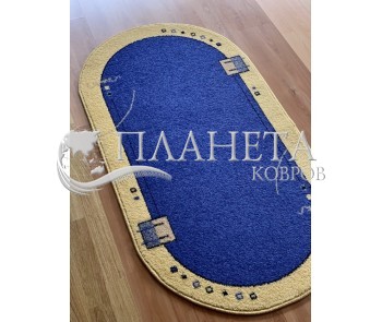 Синтетический ковер FRISE F3127A BLUE - высокое качество по лучшей цене в Украине