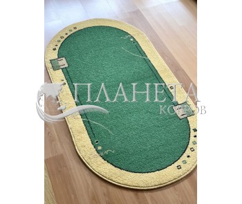 Синтетический ковер FRISE F3127A GREEN - высокое качество по лучшей цене в Украине