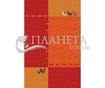 Иранский  ковер Gabbeh Darab Red - высокое качество по лучшей цене в Украине