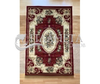 Синтетический ковер Heat-Set 4284А red - высокое качество по лучшей цене в Украине