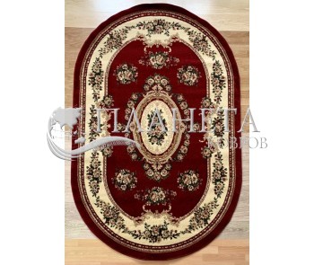 Synthetic carpet Heat-Set 6543A RED - high quality at the best price in Ukraine