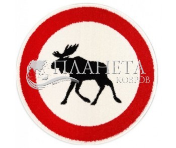 Ковер знак "Осторожно лось" Kolibri (Колибри) 11283/120 - высокое качество по лучшей цене в Украине