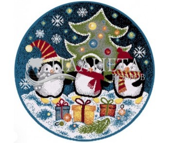 Килим Рыздво Новий Рік Kolibri (Колібрі) 11504/140 - Висока якість за найкращою ціною в Україні