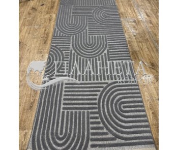 Безворсова килимова доріжка DOLCHE 3606C ANTRACITE / ANTRACITE - Висока якість за найкращою ціною в Україні