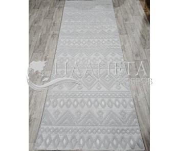 Безворсова килимова доріжка DOLCHE 4198A CREAM / L.GREY - Висока якість за найкращою ціною в Україні