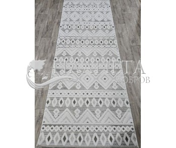 Безворсова килимова доріжка DOLCHE 4198A GREEN / CREAM - Висока якість за найкращою ціною в Україні