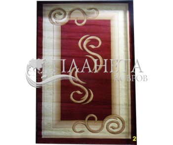 Синтетический ковер Liliya 0517 т.красный - высокое качество по лучшей цене в Украине