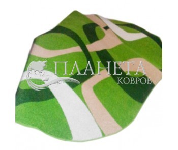 Синтетический ковер Lotus 0004 зелёный - высокое качество по лучшей цене в Украине