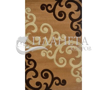 Синтетический ковер Melisa 6733 KARAMEL-CREAM - высокое качество по лучшей цене в Украине