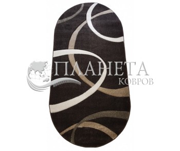 Синтетический ковер Sumatra (Суматра) d508a dark brown - высокое качество по лучшей цене в Украине