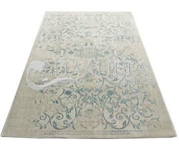 Килим  Vintage silky AE42B p.cream-turquaz - Висока якість за найкращою ціною в Україні