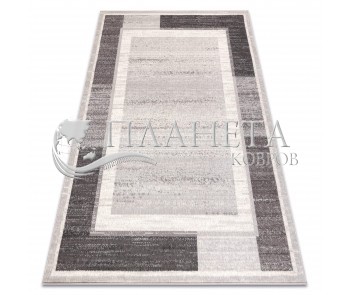 Вовняний килим ANGEL 6232 / 52022 Geometric, frame beige / grey - Висока якість за найкращою ціною в Україні