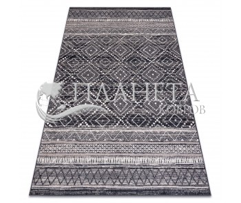 Вовняний килим ANGEL 7886 / 52055 Diamonds, ethnic grey / beige - Висока якість за найкращою ціною в Україні