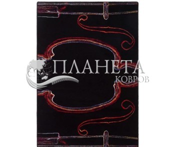 Шерстяной ковер Folk Kapela Czarny - высокое качество по лучшей цене в Украине