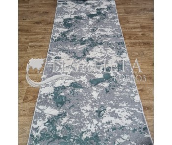 Килимова доріжка LUXURY 05917A TURQUOISE / D.GREY HB - Висока якість за найкращою ціною в Україні