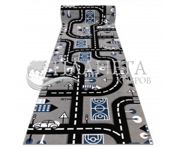 Child runner carpet PETIT CITY grey - high quality at the best price in Ukraine