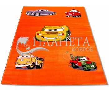 Детский ковер Kids A727A (A654A) orange - высокое качество по лучшей цене в Украине