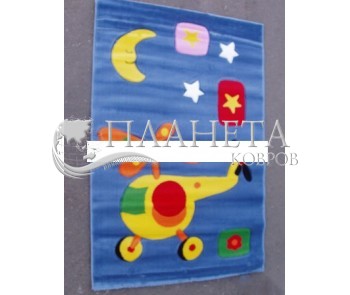 Детский ковер Rainbow 2966 BLUE - высокое качество по лучшей цене в Украине