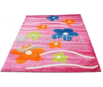 Детская ковровая дорожка Daisy Fulya 8947a pink - высокое качество по лучшей цене в Украине