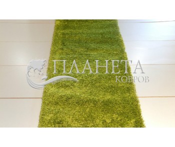 Высоковорсная ковровая дорожка Shaggy Gold 9000 green - высокое качество по лучшей цене в Украине