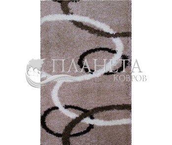 Высоковорсная ковровая дорожка Shaggy Gold 8018 beige - высокое качество по лучшей цене в Украине