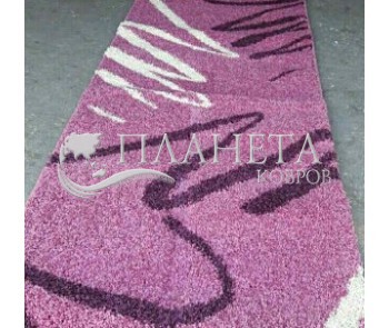 Высоковорсная ковровая дорожка Shaggy 0791 розовый - высокое качество по лучшей цене в Украине