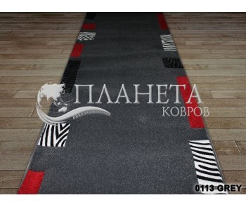 Синтетическая ковровая дорожка California 0113 grey - высокое качество по лучшей цене в Украине