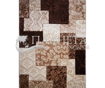 Синтетическая ковровая дорожка DaisyCarving 8430A brown - высокое качество по лучшей цене в Украине