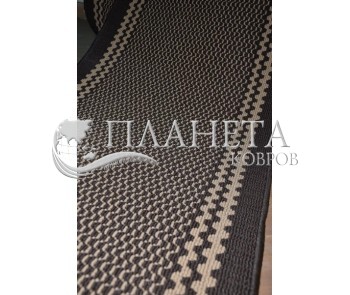 Синтетическая ковровая дорожка Дарничанка brown (Zikzag 10) - высокое качество по лучшей цене в Украине
