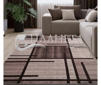 Синтетичний килим Espresso 02239A BEIGE-D.BROWN - Висока якість за найкращою ціною в Україні