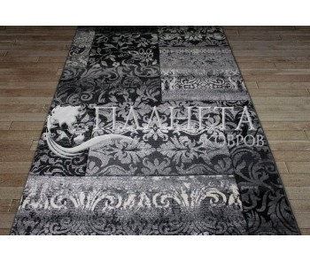 Синтетическая ковровая дорожка Festival 7955A black-l.grey - высокое качество по лучшей цене в Украине