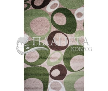 Синтетический ковер KIWI 02577B Beige/L.Green - высокое качество по лучшей цене в Украине