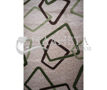 Синтетическая ковровая дорожка KIWI 02589A D.Green/D.Brown - высокое качество по лучшей цене в Украине