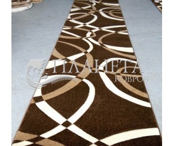Синтетическая ковровая дорожка Legenda 0353 коричневый - высокое качество по лучшей цене в Украине