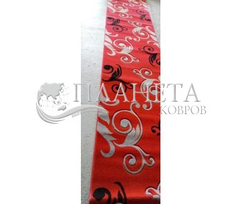 Синтетическая ковровая дорожка Legenda 0391 красный - высокое качество по лучшей цене в Украине
