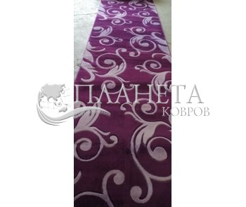 Синтетическая ковровая дорожка Legenda 0391 фиолетовый - высокое качество по лучшей цене в Украине