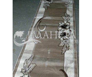 Синтетическая ковровая дорожка Liliya 0571 визон - высокое качество по лучшей цене в Украине
