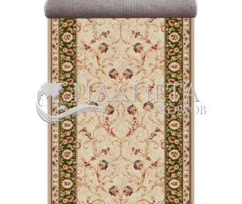 Синтетична килимова доріжка Selena / Lotos 523-130 green - Висока якість за найкращою ціною в Україні