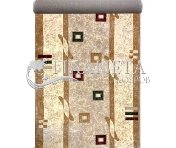 Синтетична килимова доріжка Selena / Lotos 579-110 beige - Висока якість за найкращою ціною в Україні