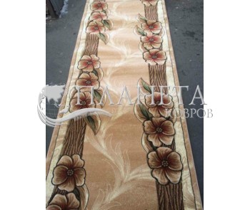 Синтетическая ковровая дорожка Liliya Asorti beige - высокое качество по лучшей цене в Украине