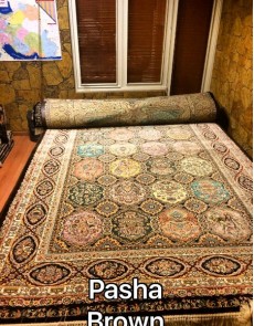 Иранский ковер Diba Carpet Pasha brown - высокое качество по лучшей цене в Украине.