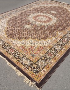 Іранський килим Diba Carpet Mahi d.brown - высокое качество по лучшей цене в Украине.