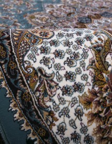 Перський килим Kashan 619-LBL blue - высокое качество по лучшей цене в Украине.