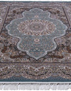 Перський килим Kashan 620-LBL blue - высокое качество по лучшей цене в Украине.