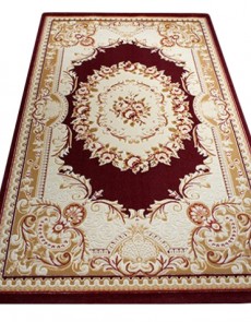 Акриловий килим Vals 0909 bordo - высокое качество по лучшей цене в Украине.
